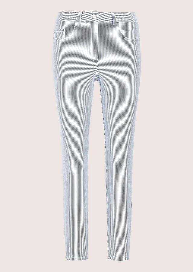 MADELEINE »Jeans Fein gestreifte 7/8-Jeans, Formbund«
