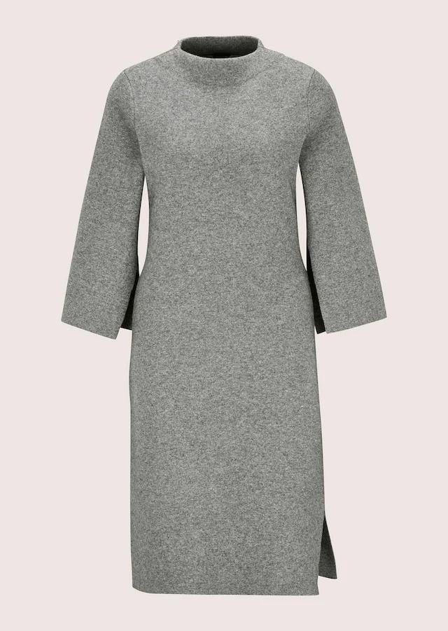 MADELEINE Strickkleid »Strickkleid Halbarm Kaschmir-Strickkleid in Midilänge« Feminines Strickkleid mit Seitenschlitz