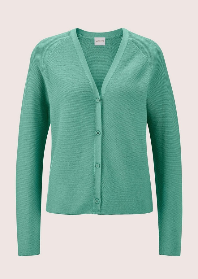MADELEINE Strickjacke »Strickjacke Modische Strickjacke mit V-Ausschnitt«