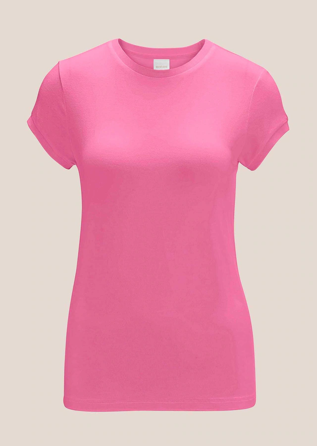 MADELEINE Kurzarmshirt »Jerseyshirt Kurzarm Jersey Basicoberteil« angenehme Stretchqualität