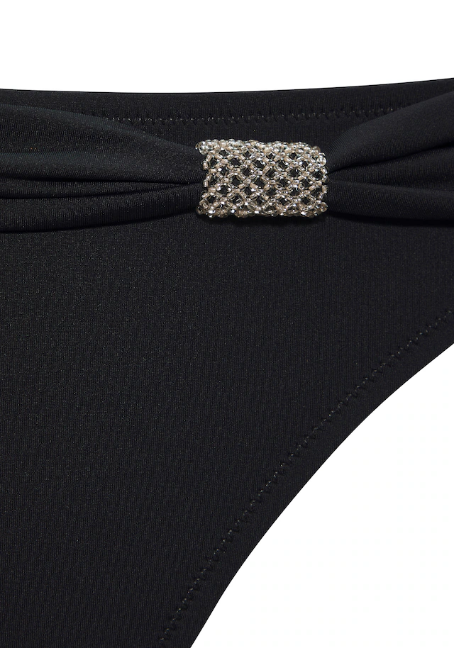 LASCANA Triangel-Bikini mit Details aus Zierperlen