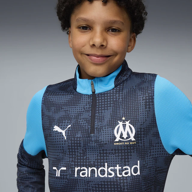 PUMA Trainingspullover »Olympique de Marseille Trainingstop Jugendliche«