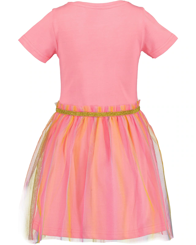 Blue Seven Jerseykleid 1 tlg. tlg. mit aufgesetztem Tüllrock und tollem Frontmotiv