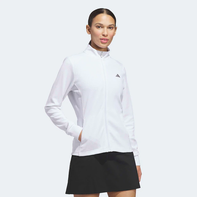 adidas Performance Trainingsjacke »PERFORMANCE TEXTURE FULL ZIP T« mit Reißverschluss, aus Polyester, normaler Schnitt, gerader Abschluss