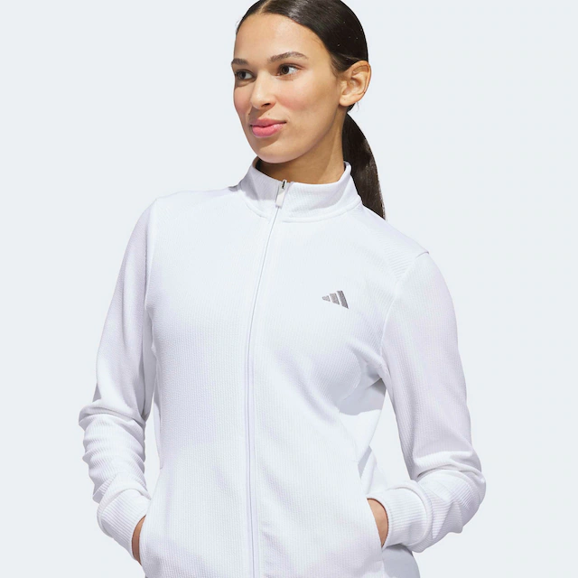 adidas Performance Trainingsjacke »PERFORMANCE TEXTURE FULL ZIP T« mit Reißverschluss, aus Polyester, normaler Schnitt, gerader Abschluss
