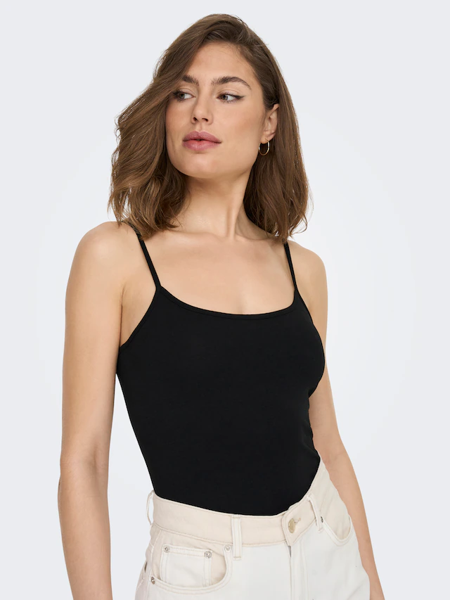 JDY Tanktop »JDYAVA SINGLET JRS NOOS« Baumwollmischung, regular fit