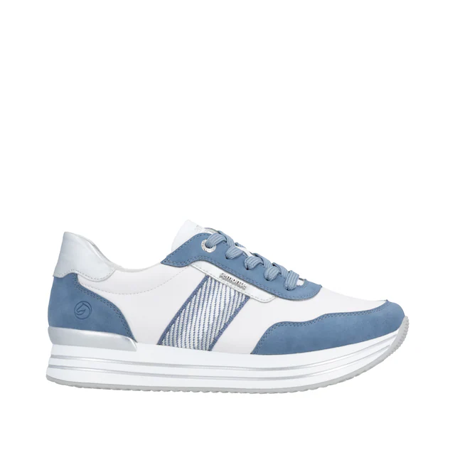 Remonte Plateausneaker Halbschuh, Schnürschuh mit Metallicdetails und Softfußbett
