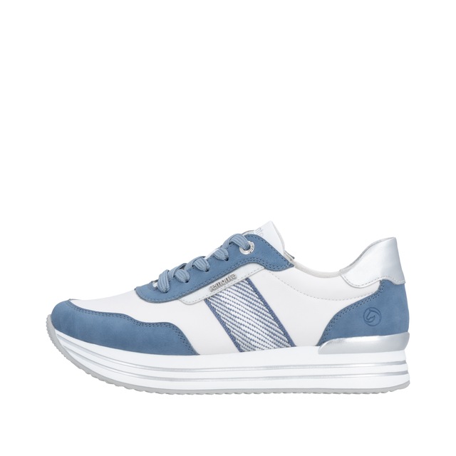 Remonte Plateausneaker Halbschuh, Schnürschuh mit Metallicdetails und Softfußbett