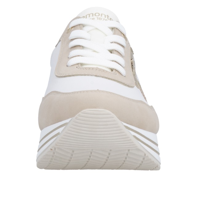 Remonte Plateausneaker Halbschuh, Schnürschuh mit Metallicdetails und Softfußbett