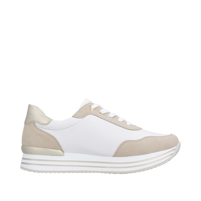 Remonte Plateausneaker Halbschuh, Schnürschuh mit Metallicdetails und Softfußbett