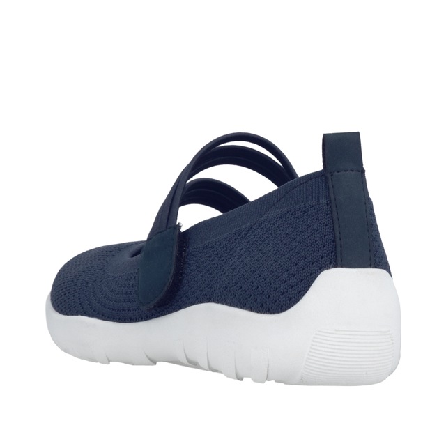 Remonte Riemchenballerina Slipper, Schlupfschuh, Sommerschuh, Klettschuh mit Softfußbett