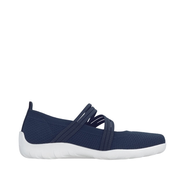Remonte Riemchenballerina Slipper, Schlupfschuh, Sommerschuh, Klettschuh mit Softfußbett