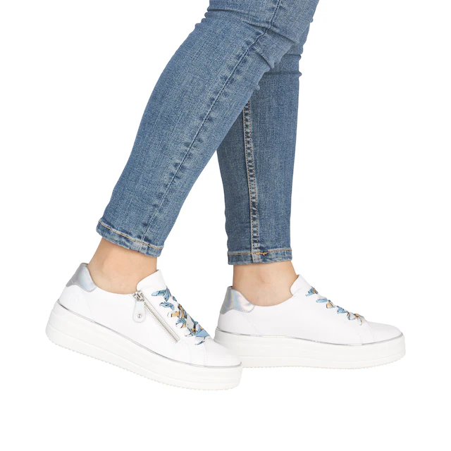Remonte Plateausneaker Freizeitschuh, Halbschuh, Schnürer mit Wechselfußbett