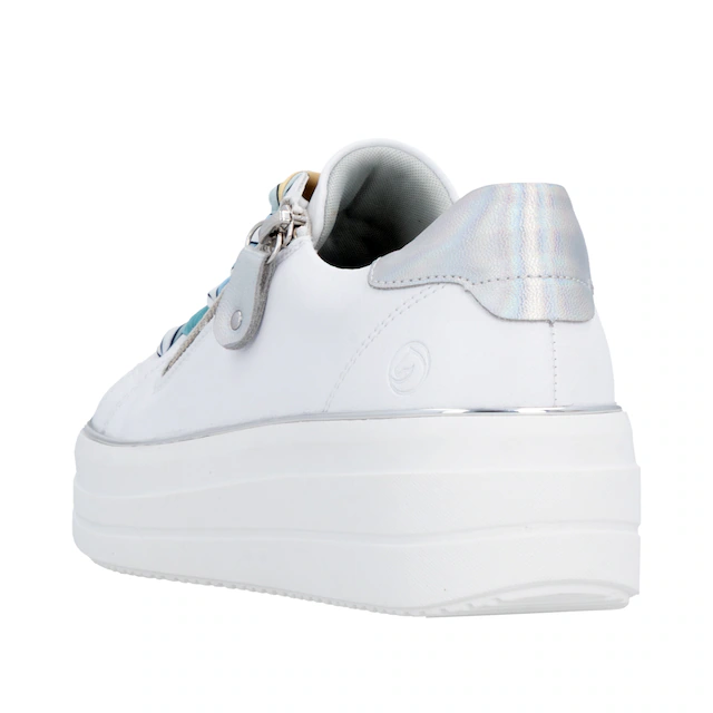 Remonte Plateausneaker Freizeitschuh, Halbschuh, Schnürer mit Wechselfußbett