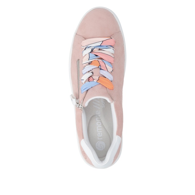 Remonte Plateausneaker Freizeitschuh, Halbschuh, Schnürer mit Wechselfußbett