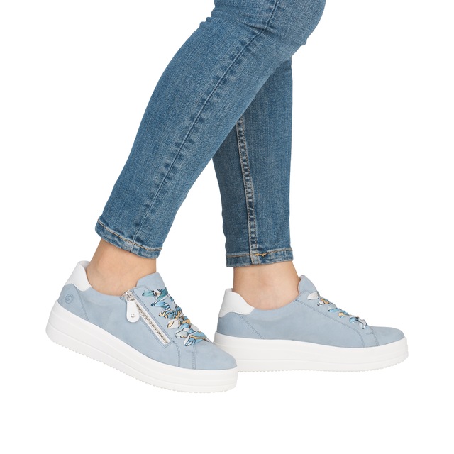 Remonte Plateausneaker Freizeitschuh, Halbschuh, Schnürer mit Wechselfußbett