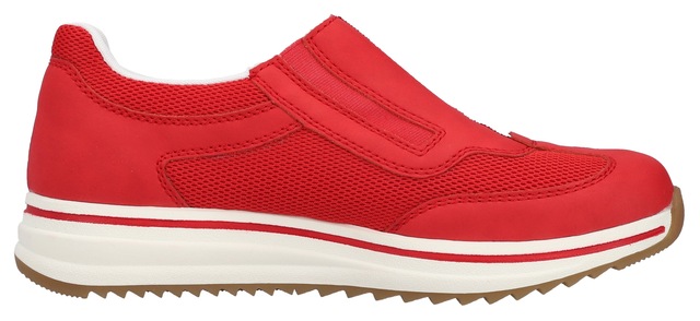 Rieker Slipper Slip-on Sneaker, Halbschuh, Freizeitschuh mit Reißverschluss