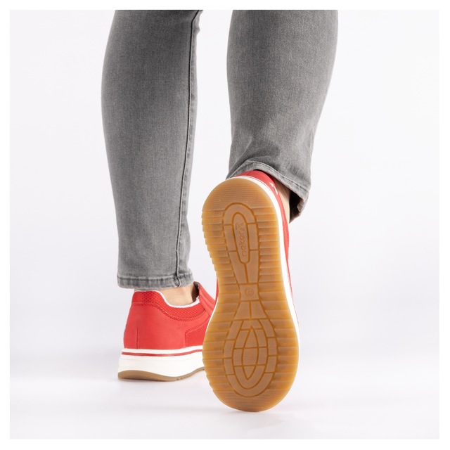 Rieker Slipper Slip-on Sneaker, Halbschuh, Freizeitschuh mit Reißverschluss