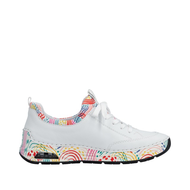 Rieker Slip-On Sneaker Schlupfschuh, Freizeitsneaker, Halbschuh mit elastischem Einstieg