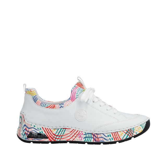 Rieker Slip-On Sneaker Schlupfschuh, Freizeitsneaker, Halbschuh mit elastischem Einstieg