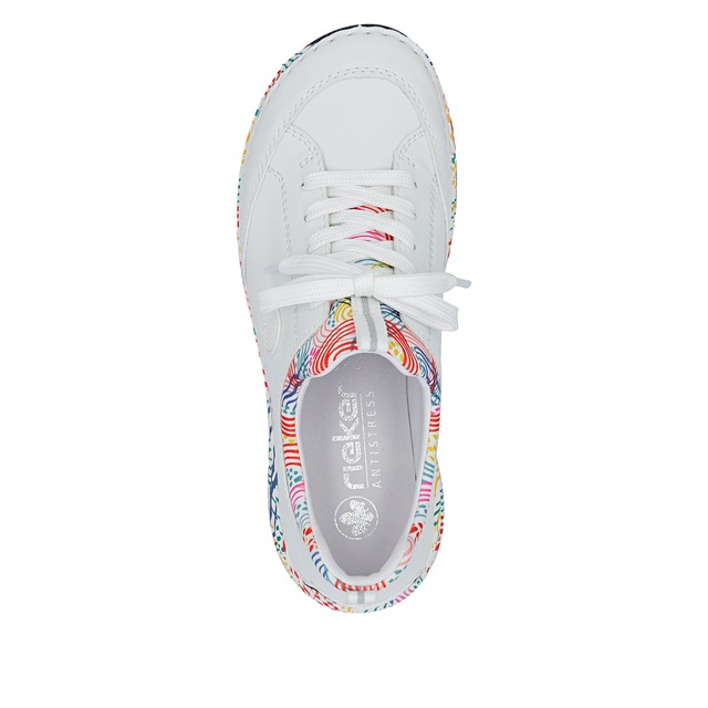 Rieker Slip-On Sneaker Schlupfschuh, Freizeitsneaker, Halbschuh mit elastischem Einstieg