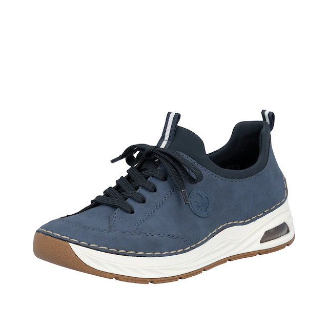 Rieker Slip-On Sneaker Schlupfschuh, Freizeitsneaker, Halbschuh mit elastischem Einstieg