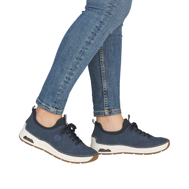Rieker Slip-On Sneaker Schlupfschuh, Freizeitsneaker, Halbschuh mit elastischem Einstieg