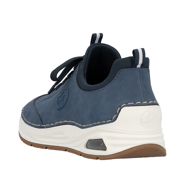 Rieker Slip-On Sneaker Schlupfschuh, Freizeitsneaker, Halbschuh mit elastischem Einstieg