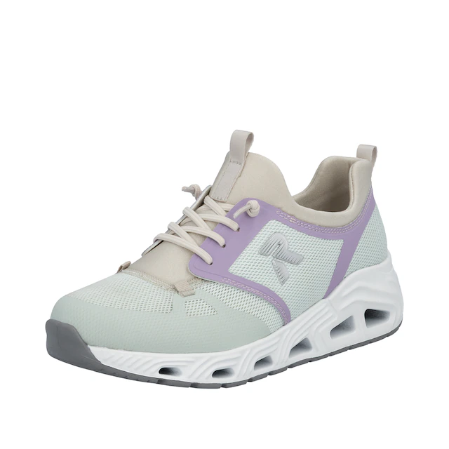 Rieker Slip-On Sneaker Schlupfschuh, Freizeitschuh, Schnürschuh mit Gummizug