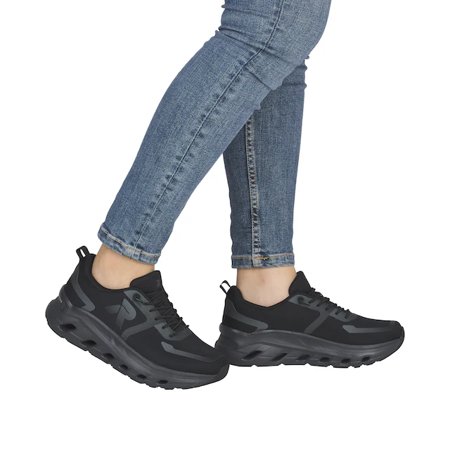 RIEKER Sport Slip-On Sneaker Schlupfschuh, Freizeitsneaker, Halbschuh mit softem Schaftrand