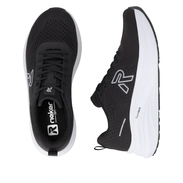 RIEKER Sport Plateausneaker Freizeitschuh, Halbschuh, Schnürer mit leichter Laufsohle