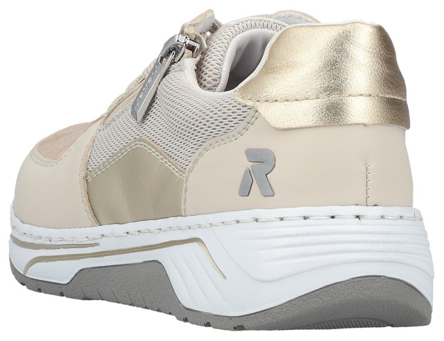 Rieker Sneaker Schnürschuh, Halbschuh, Freizeitsneaker mit Reißverschluss