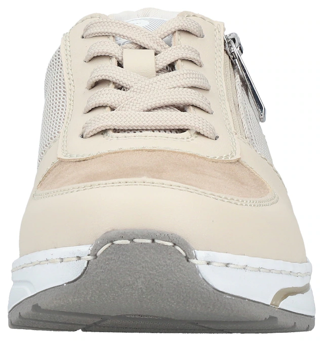Rieker Sneaker Schnürschuh, Halbschuh, Freizeitsneaker mit Reißverschluss