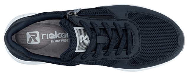 Rieker Sneaker Schnürschuh, Halbschuh, Freizeitsneaker mit Reißverschluss