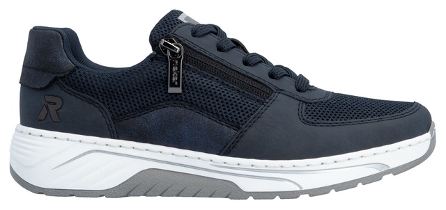 Rieker Sneaker Schnürschuh, Halbschuh, Freizeitsneaker mit Reißverschluss