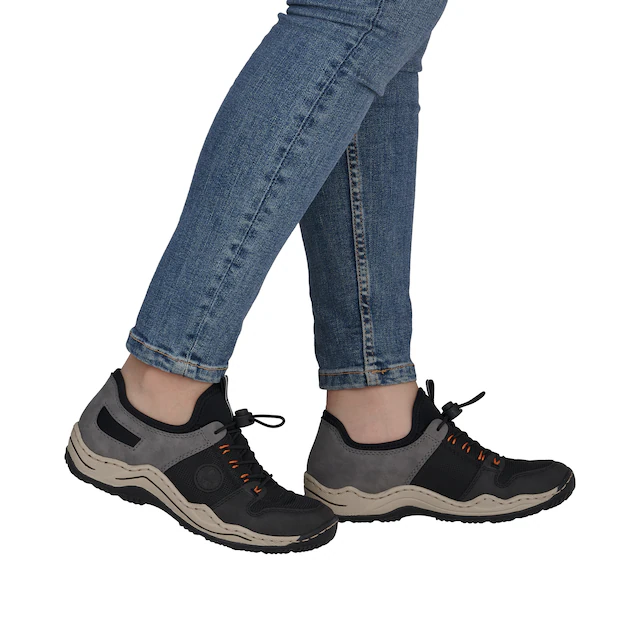 Rieker Slip-On Sneaker Slipper, Schlupfschuh, Freizeitsneaker mit Schnellverschluss