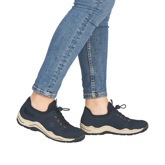 Rieker Slip-On Sneaker Slipper, Schlupfschuh, Freizeitsneaker mit Schnellverschluss