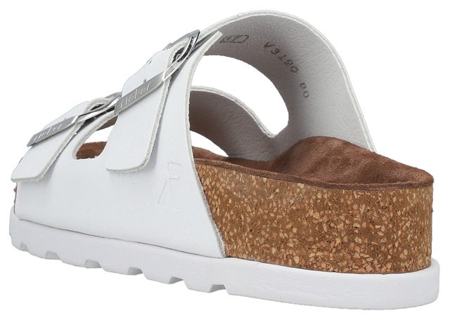 Rieker Pantolette Hausschuh, Sommerschuh, Strandschuh, Zweischnaller mit Softfußbett