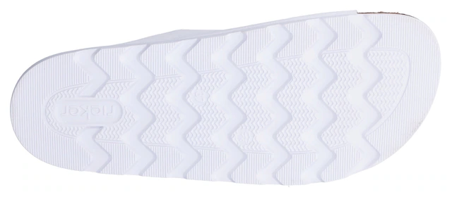 Rieker Pantolette Hausschuh, Sommerschuh, Strandschuh, Zweischnaller mit Softfußbett