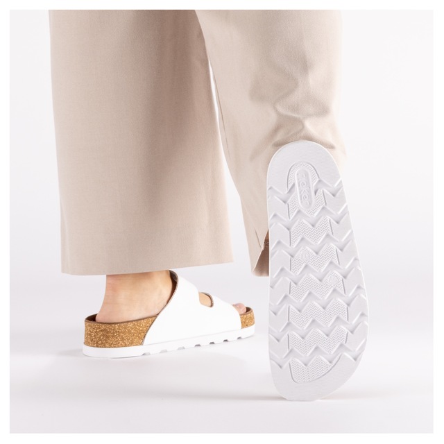 Rieker Pantolette Hausschuh, Sommerschuh, Strandschuh, Zweischnaller mit Softfußbett