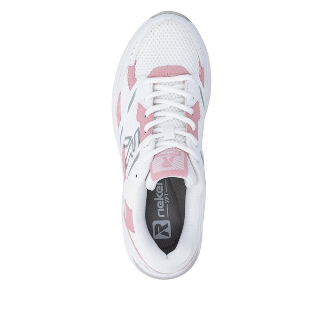 RIEKER Sport Sneaker Schnürschuh, Halbschuh, Freizeitsneaker mit Memory-Schaum