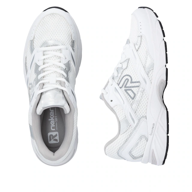 RIEKER Sport Sneaker Schnürschuh, Halbschuh, Freizeitsneaker mit Memory-Schaum