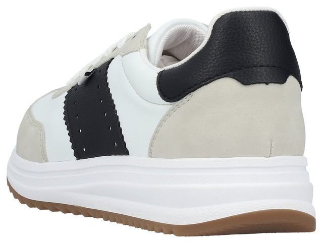 Rieker Sneaker Schnürschuh, Halbschuh, Freizeitsneaker mit Kontrastbesätze