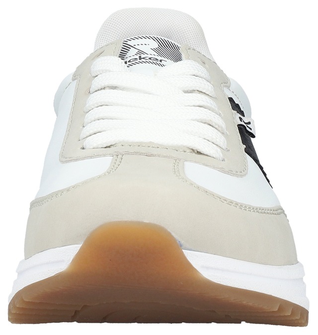 Rieker Sneaker Schnürschuh, Halbschuh, Freizeitsneaker mit Kontrastbesätze
