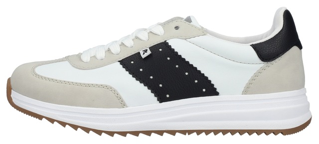 Rieker Sneaker Schnürschuh, Halbschuh, Freizeitsneaker mit Kontrastbesätze