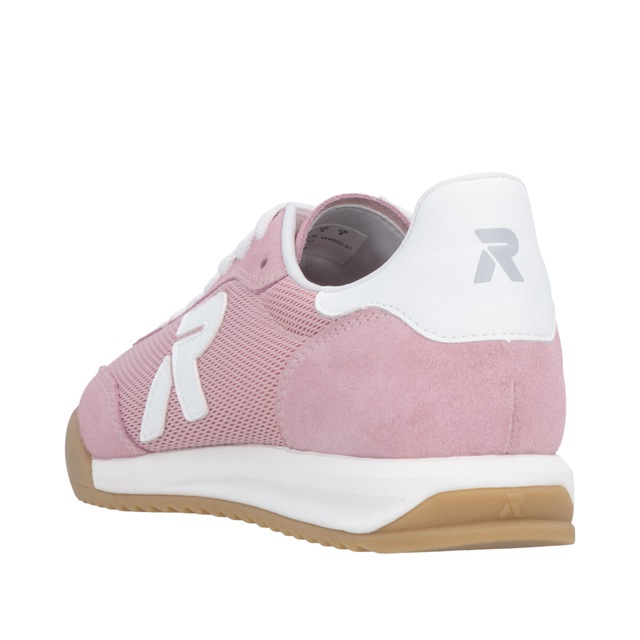 RIEKER Sport Sneaker Sportschuh, Schnürschuh, Halbschuh mit gepolstertem Schaftrand