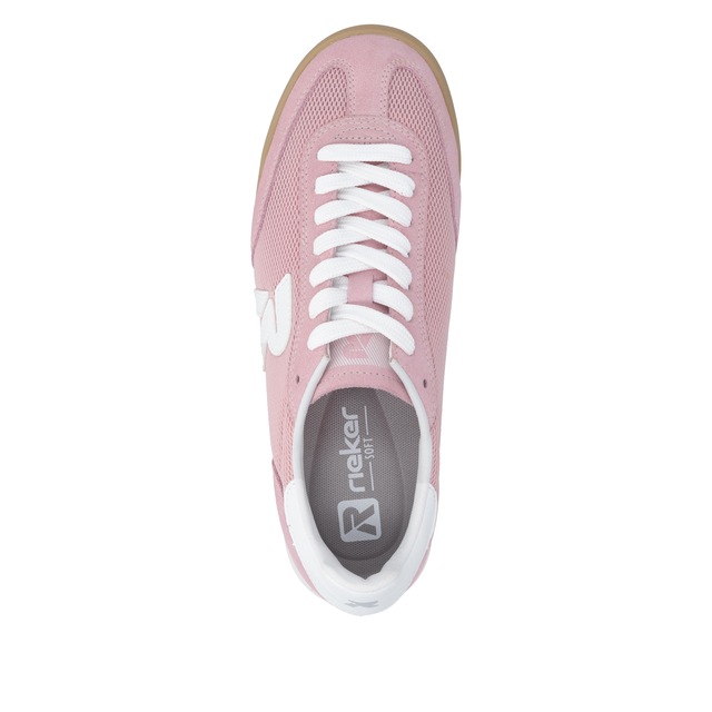 RIEKER Sport Sneaker Sportschuh, Schnürschuh, Halbschuh mit gepolstertem Schaftrand