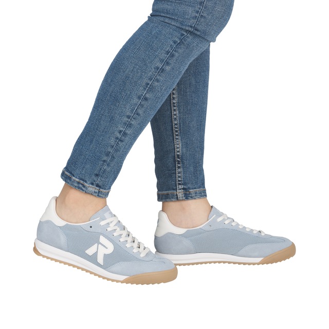 RIEKER Sport Sneaker Sportschuh, Schnürschuh, Halbschuh mit gepolstertem Schaftrand