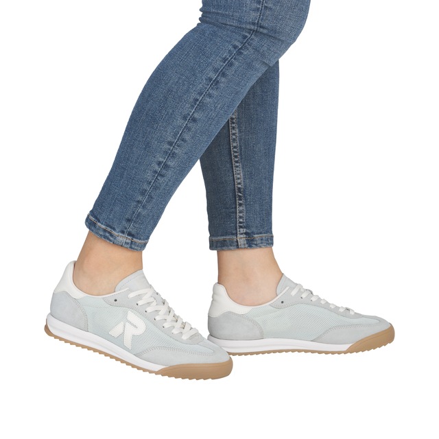 RIEKER Sport Sneaker Sportschuh, Schnürschuh, Halbschuh mit gepolstertem Schaftrand