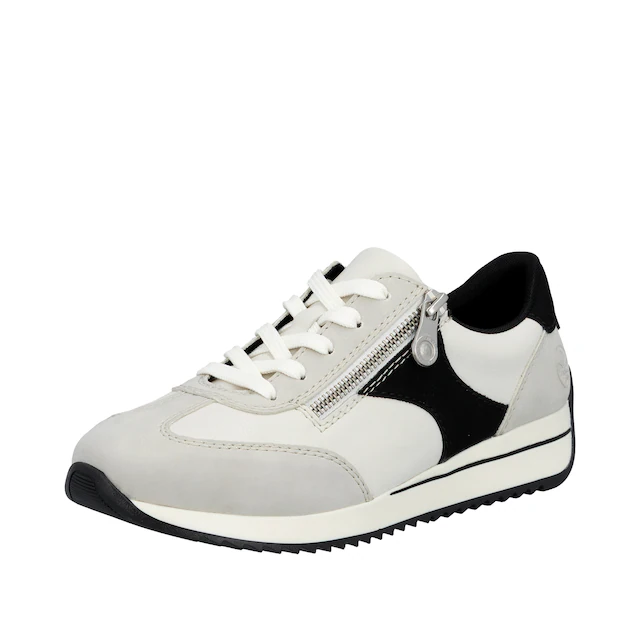 Rieker Sneaker Schnürschuh, Halbschuh, Freizeitsneaker mit Kontrastdetails